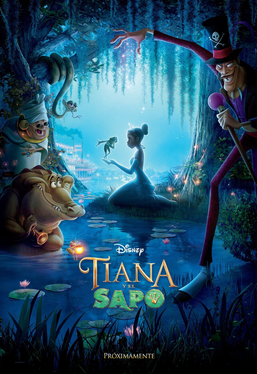 Cartel de Tiana y el sapo - España