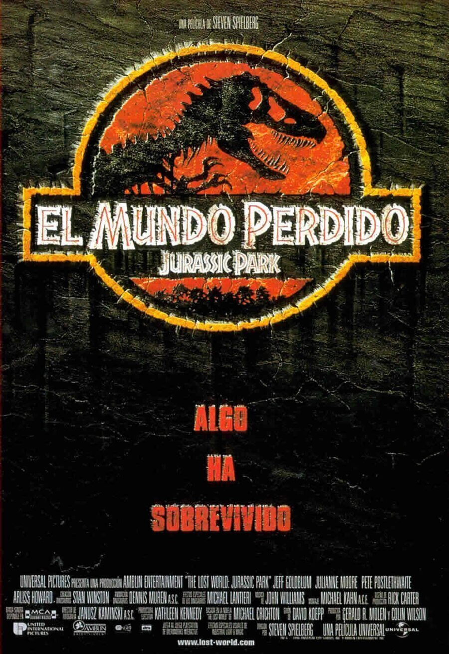 Cartel de El mundo perdido (Jurassic Park) - España