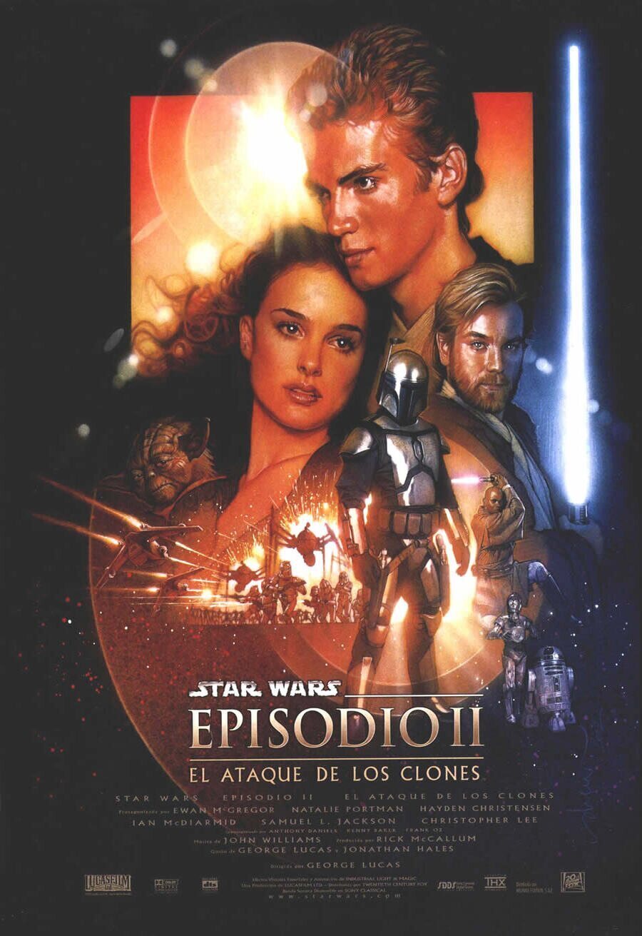 Cartel de Star Wars: Episodio II - El ataque de los clones - España