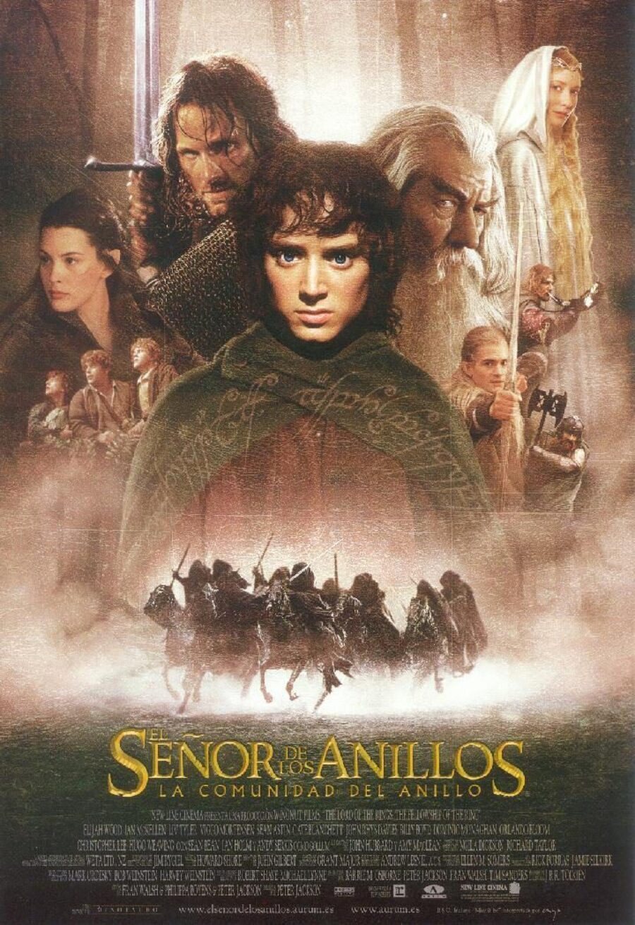 Cartel de El Señor de los anillos: La comunidad del anillo - España