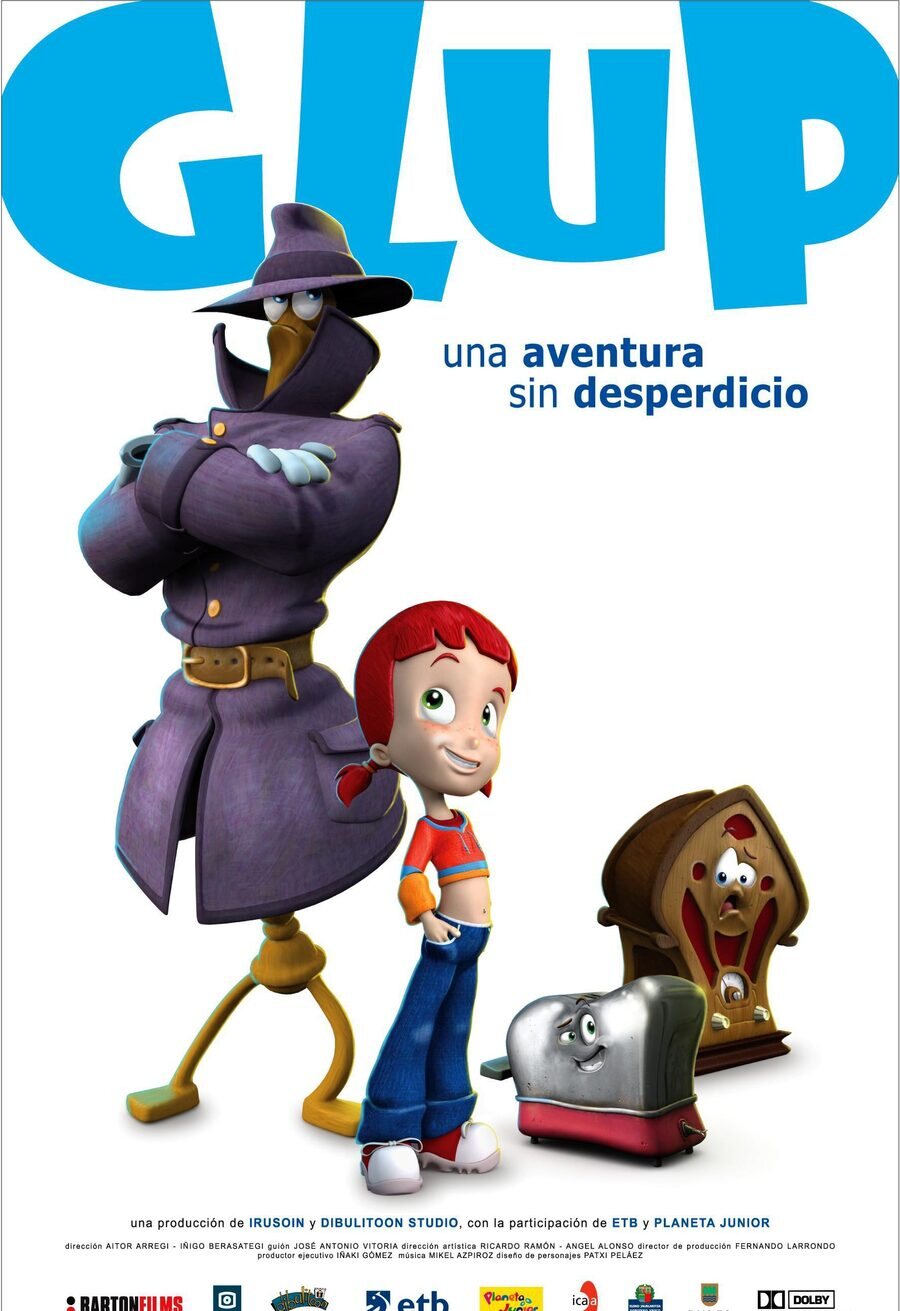 Cartel de Glup, una aventura sin desperdicio - España