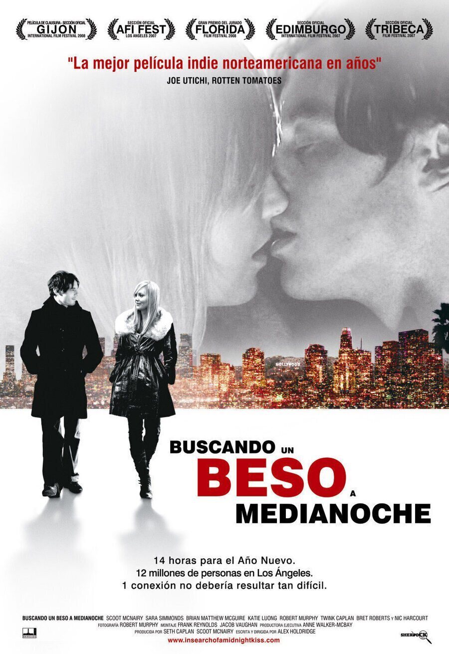 Cartel de Buscando un beso a medianoche - España