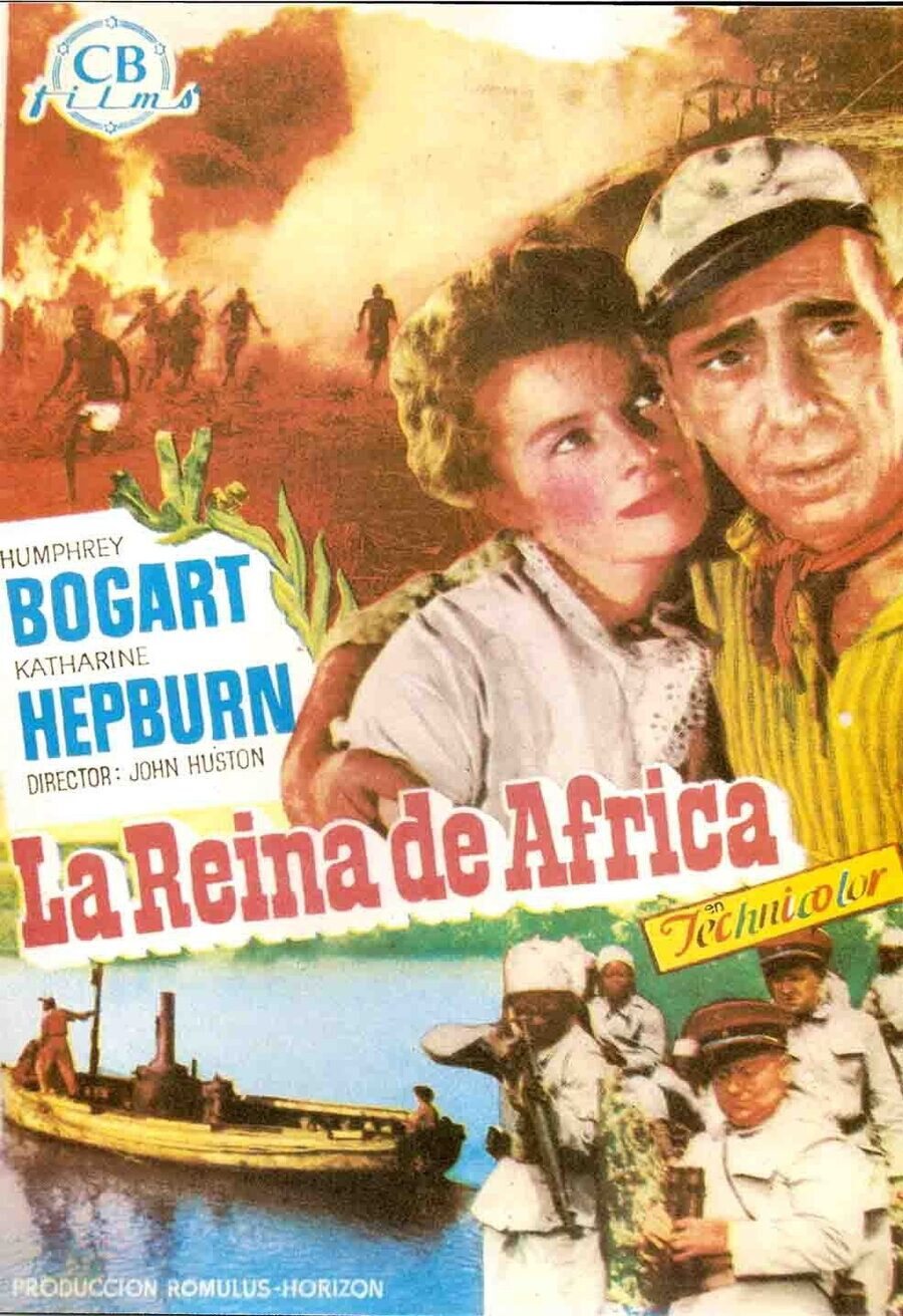 Cartel de La reina de África - España