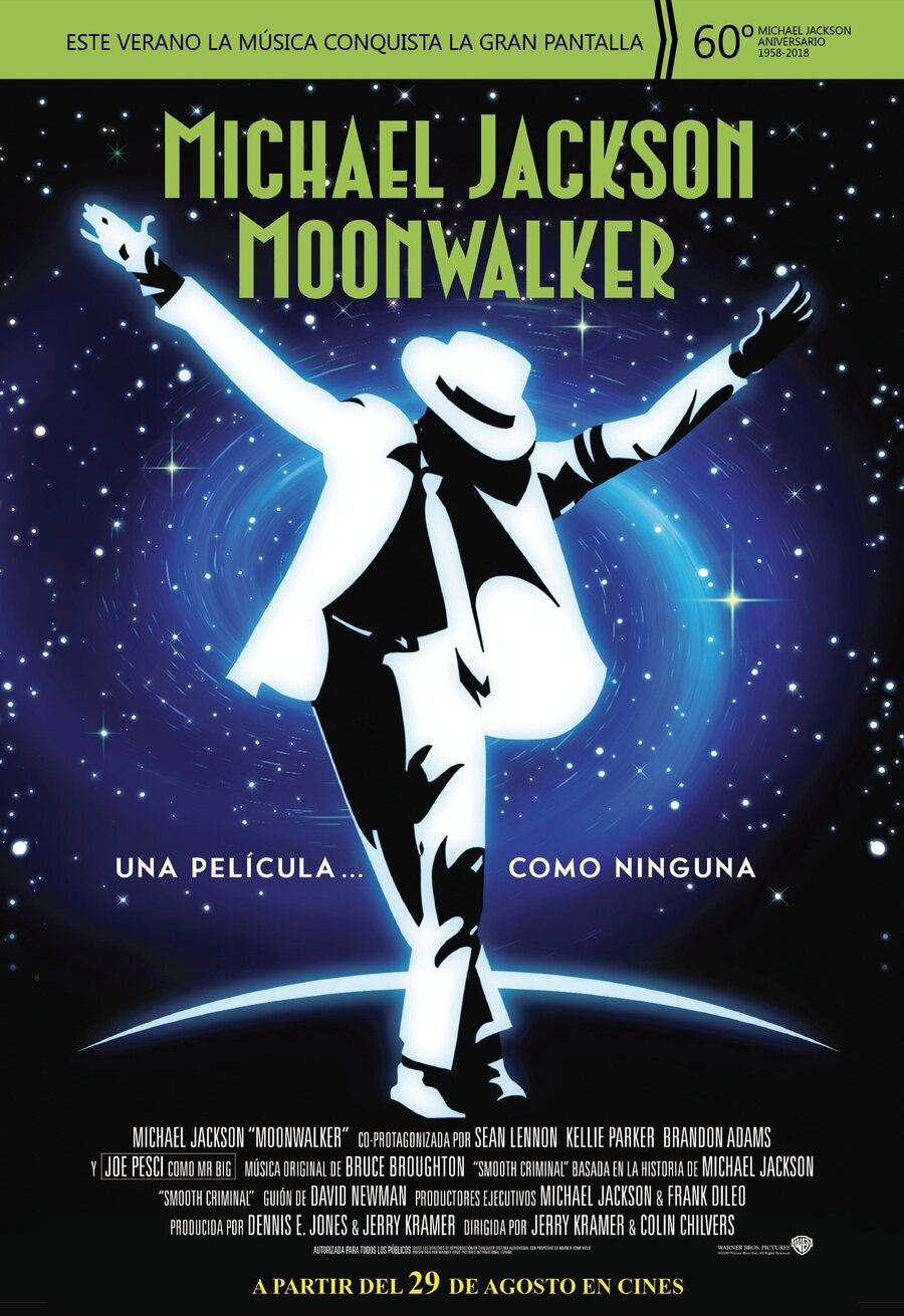 Cartel de Moonwalker - España Reestreno