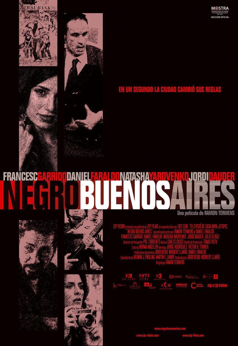 Cartel de Negro Buenos Aires - España