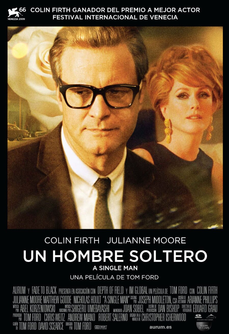 Cartel de Un hombre soltero - España