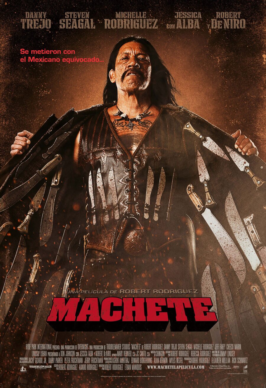 Cartel de Machete - España