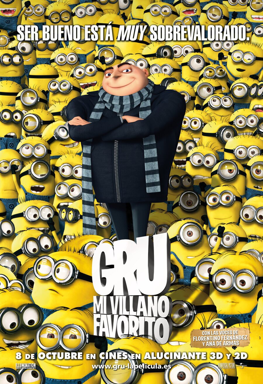 Cartel de Gru, mi villano favorito - España