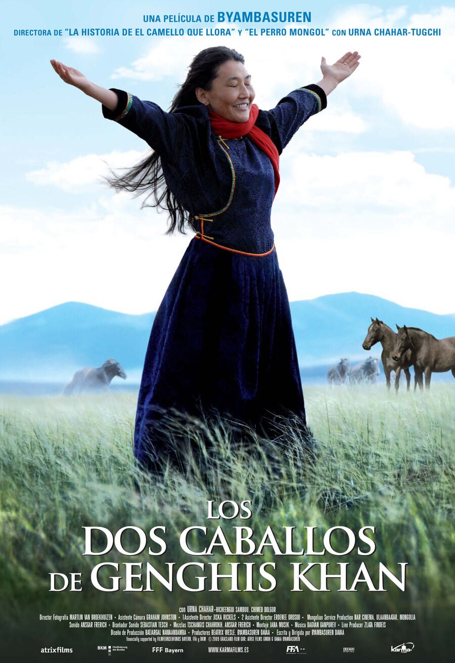 Cartel de Los dos caballos de Genghis Khan - España