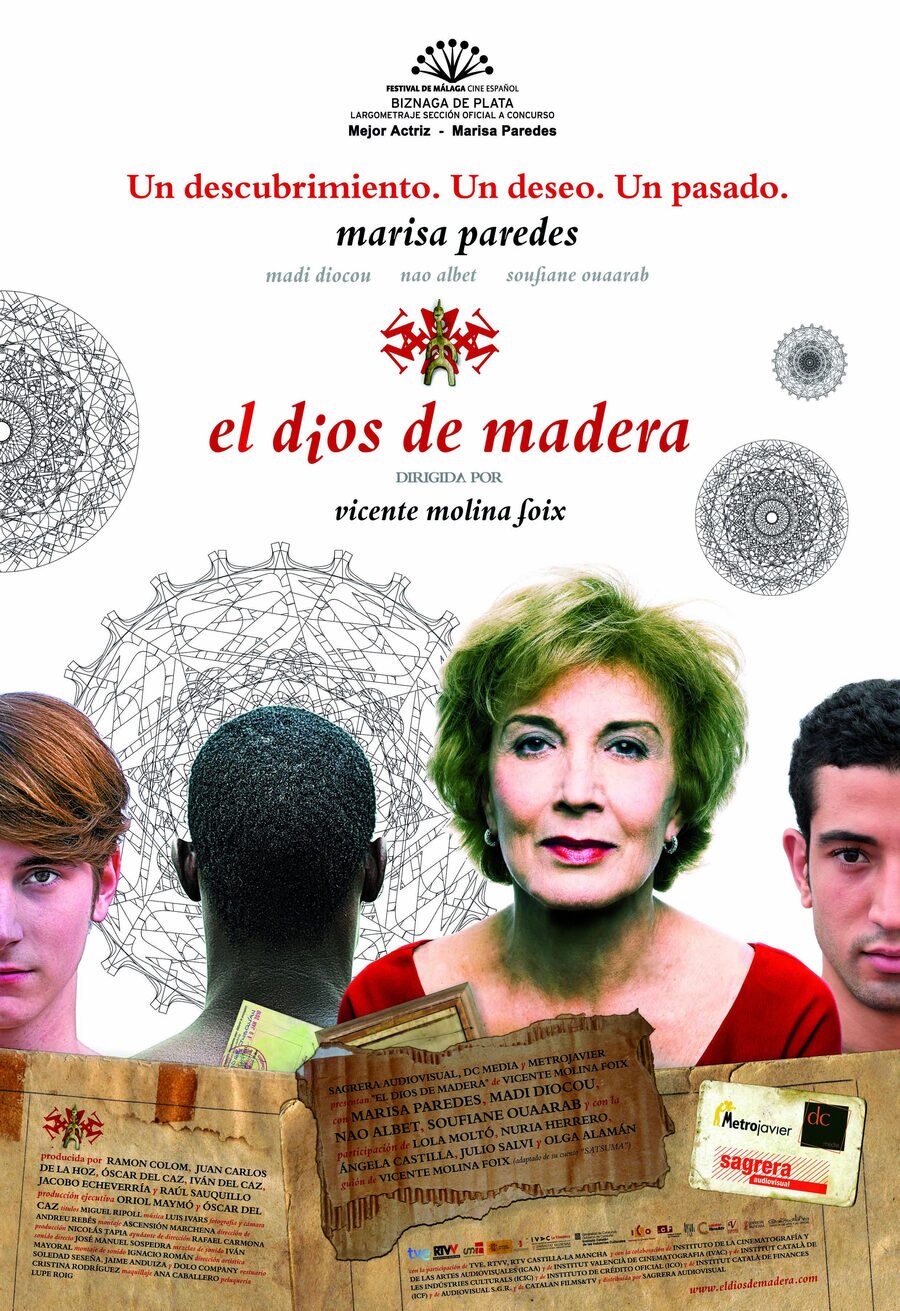 Cartel de El dios de madera - España