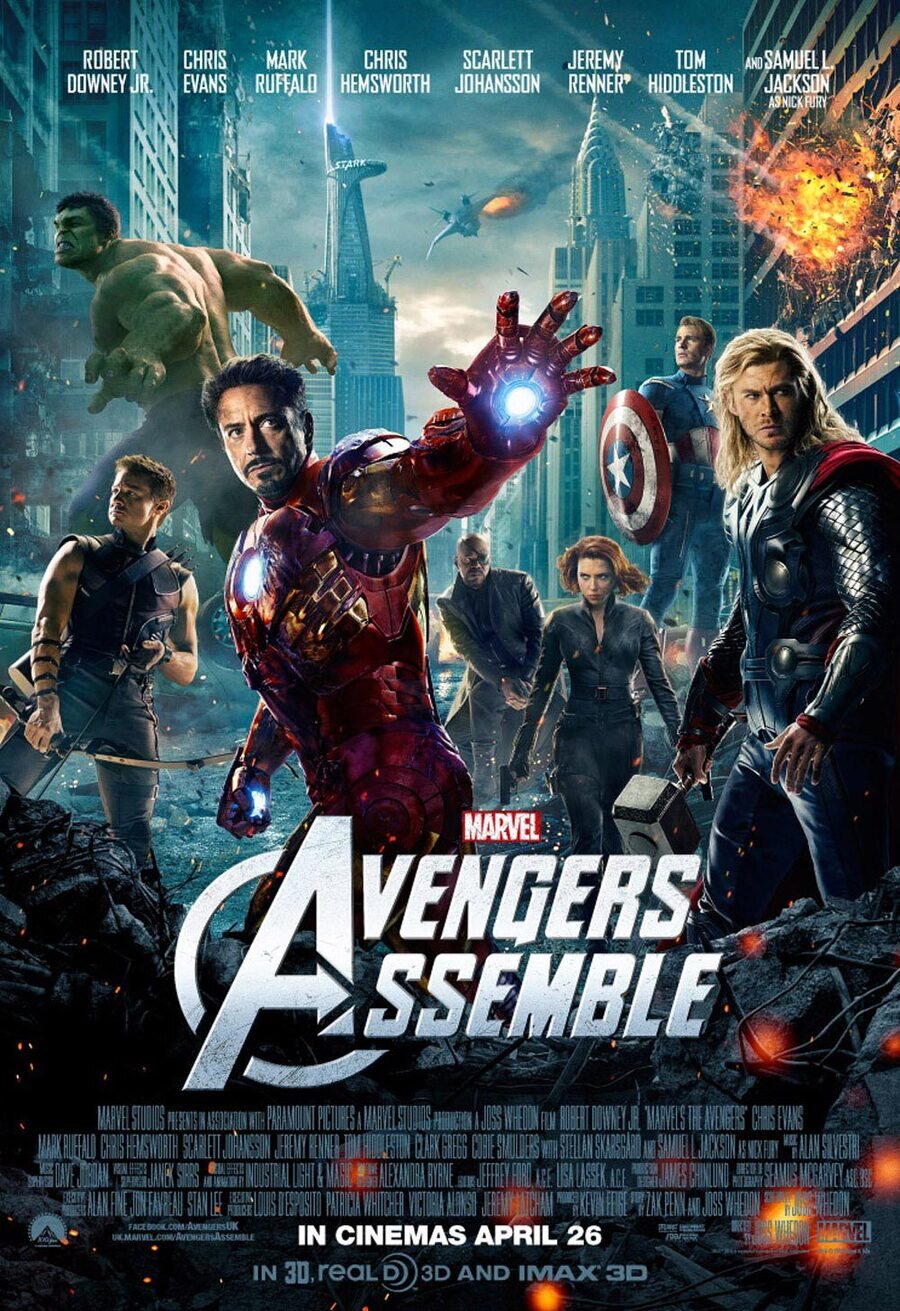 Cartel de The Avengers: Los Vengadores - UK