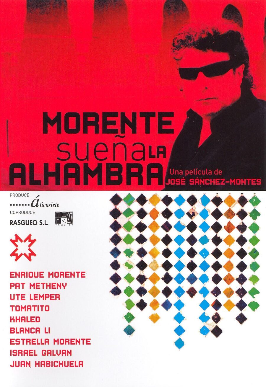 Cartel de Enrique Morente sueña La Alhambra - España