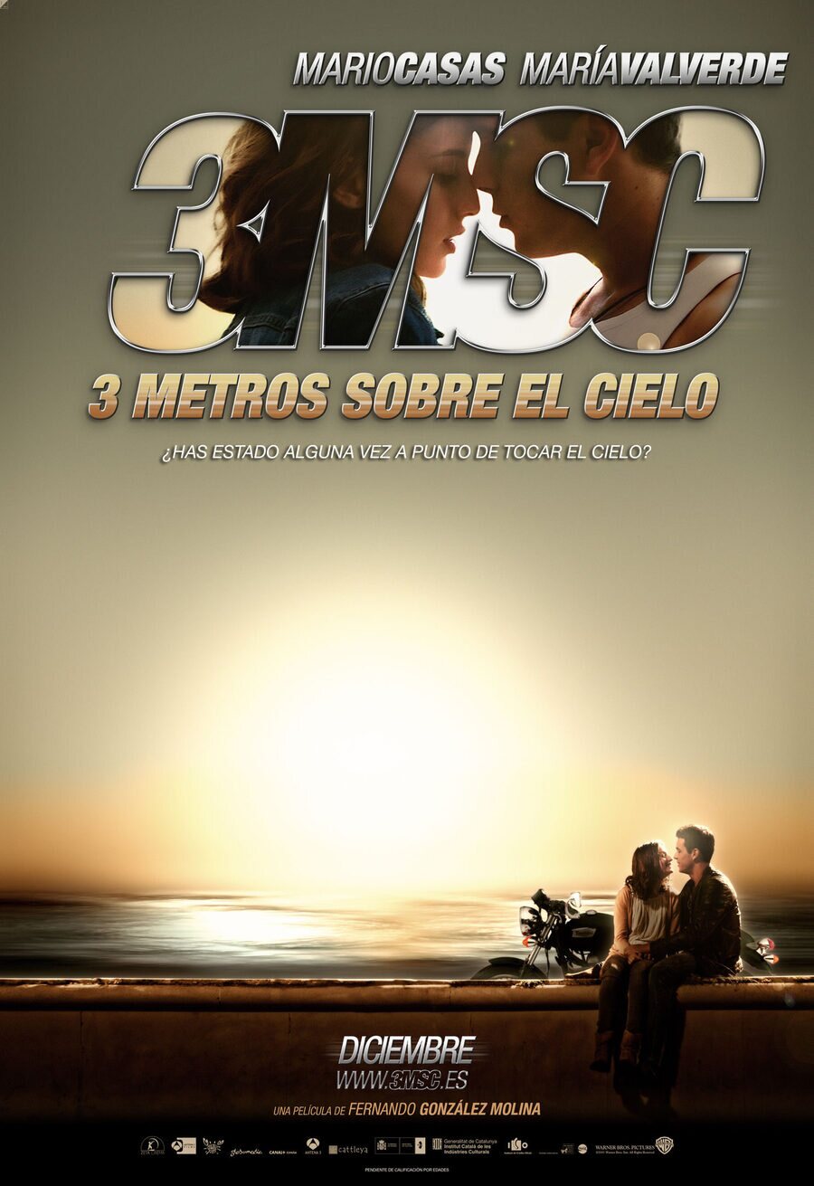 Cartel de Tres metros sobre el cielo - España