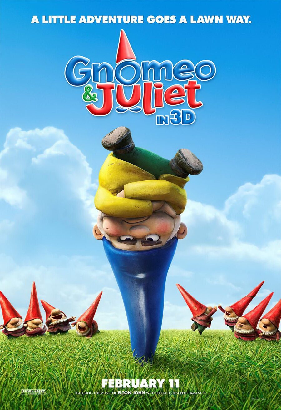 Cartel de Gnomeo y Julieta - Estados Unidos