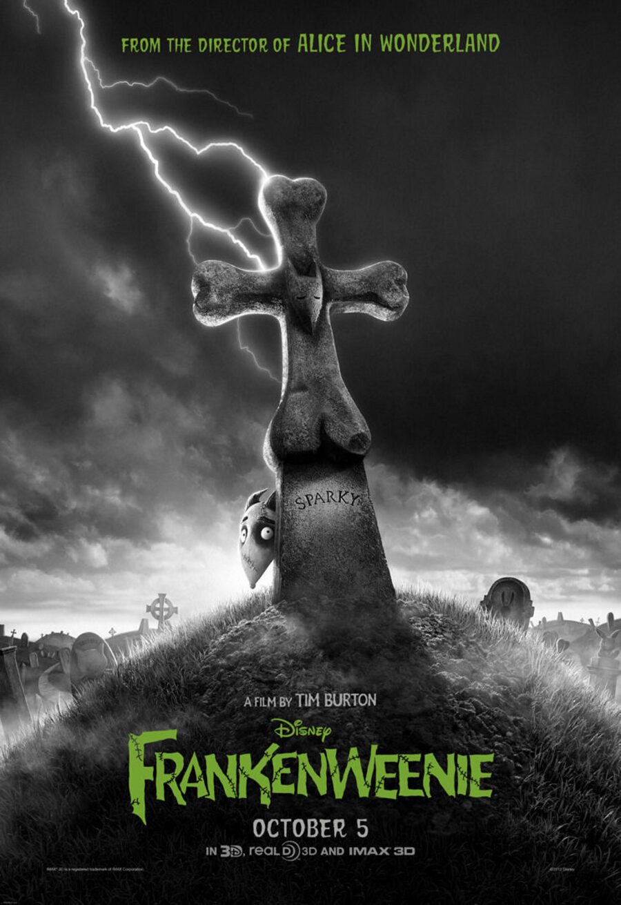 Cartel de Frankenweenie - Estados Unidos