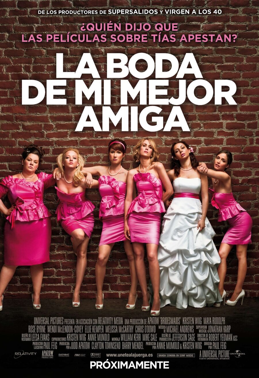 Cartel de La boda de mi mejor amiga - España