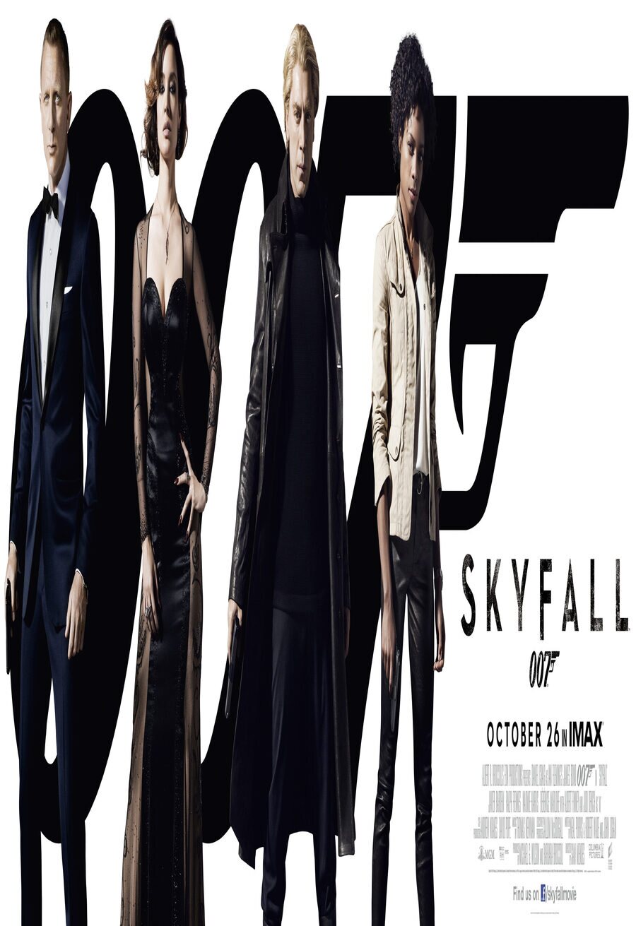 Cartel de 007 Operación Skyfall - Banner UK