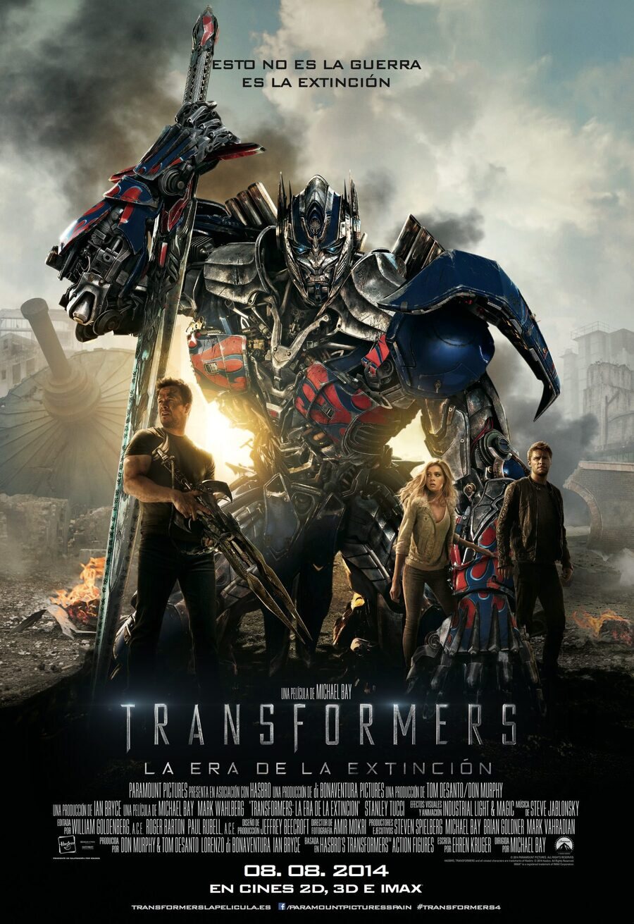 Cartel de Transformers: La era de la extinción - España