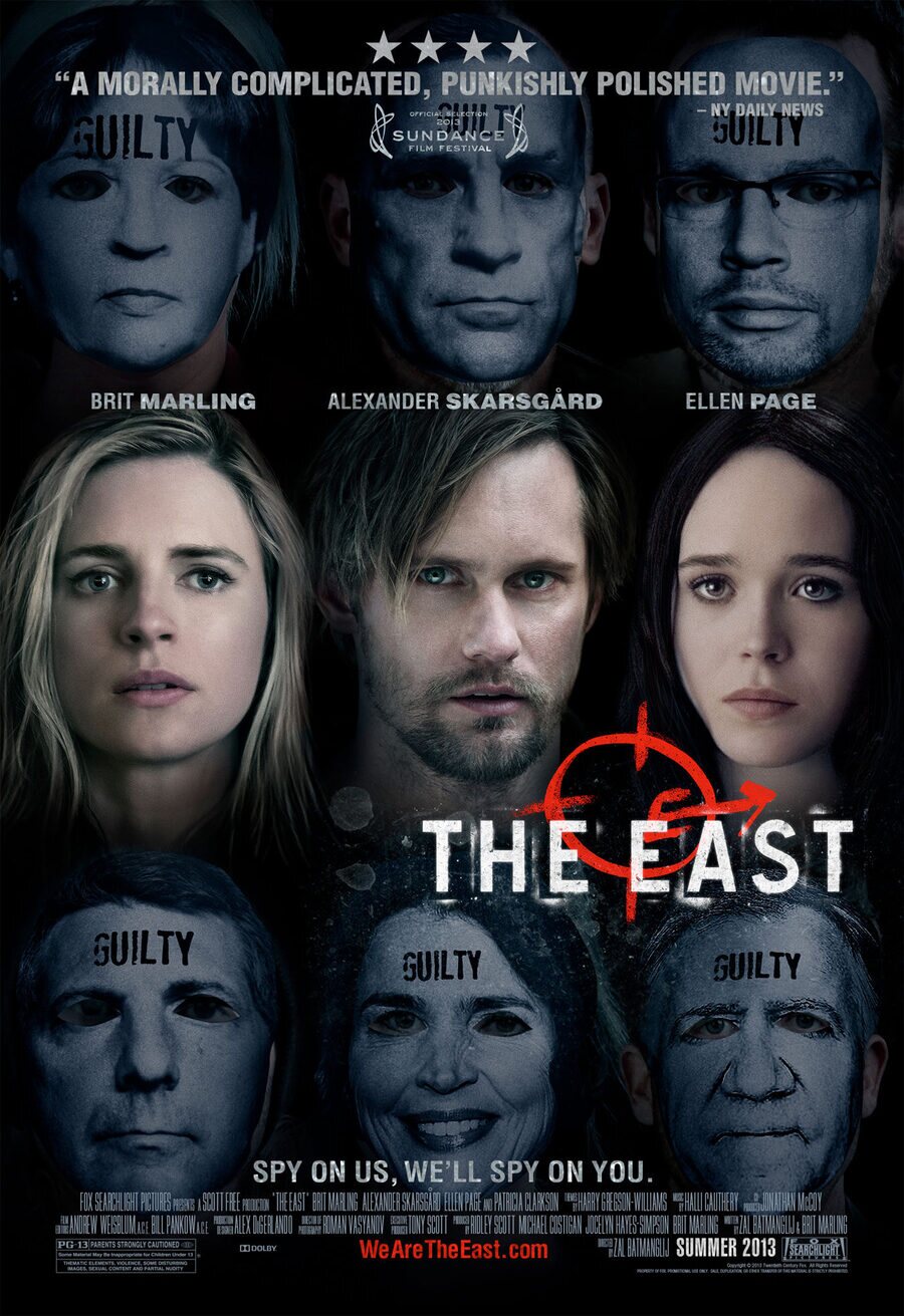 Cartel de The East - Estados Unidos