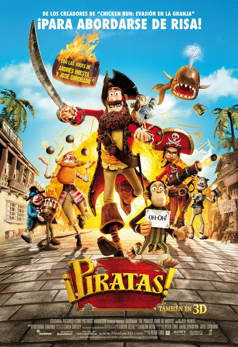 Cartel de ¡Piratas! Una loca aventura - España