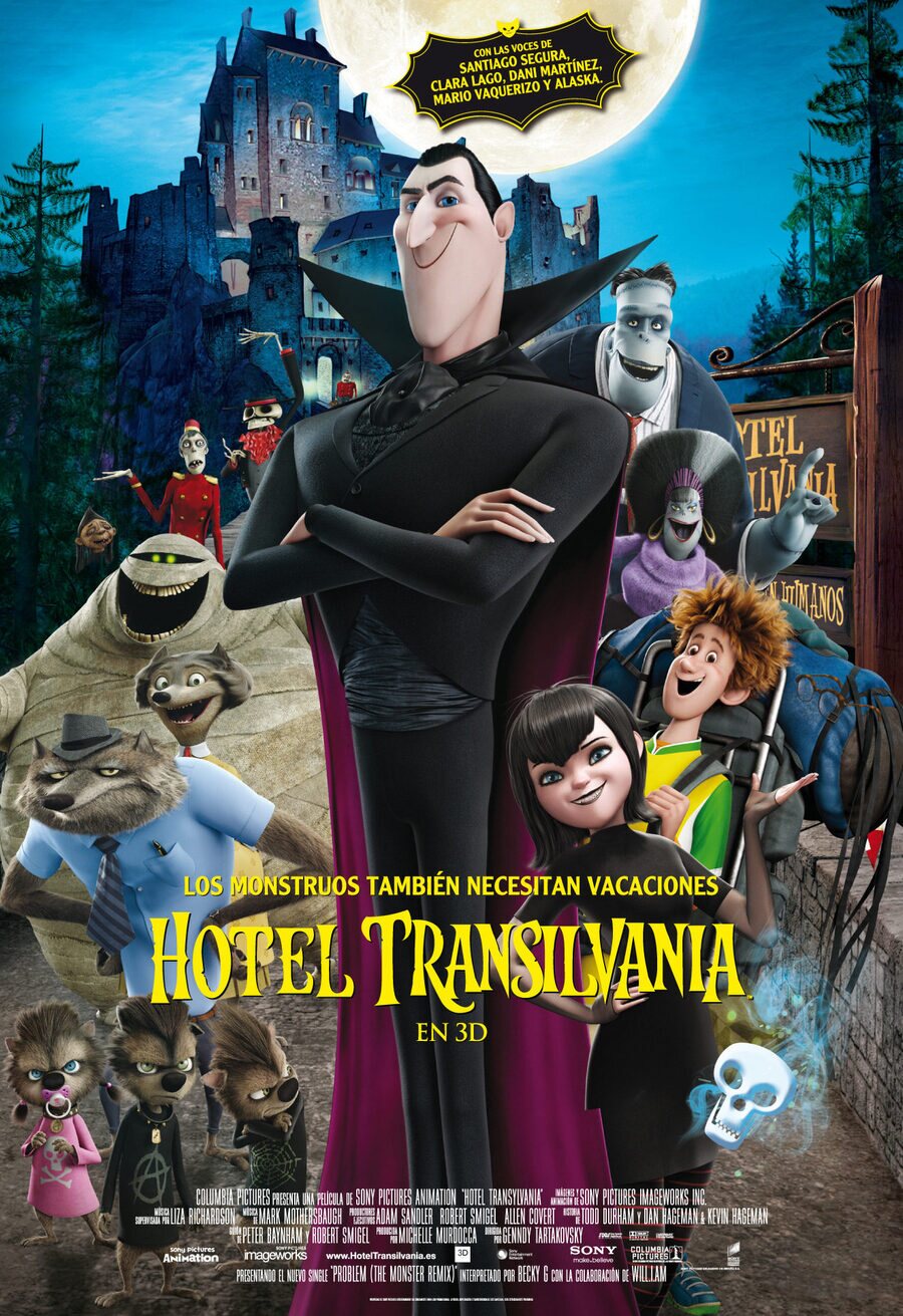 Cartel de Hotel Transilvania - España