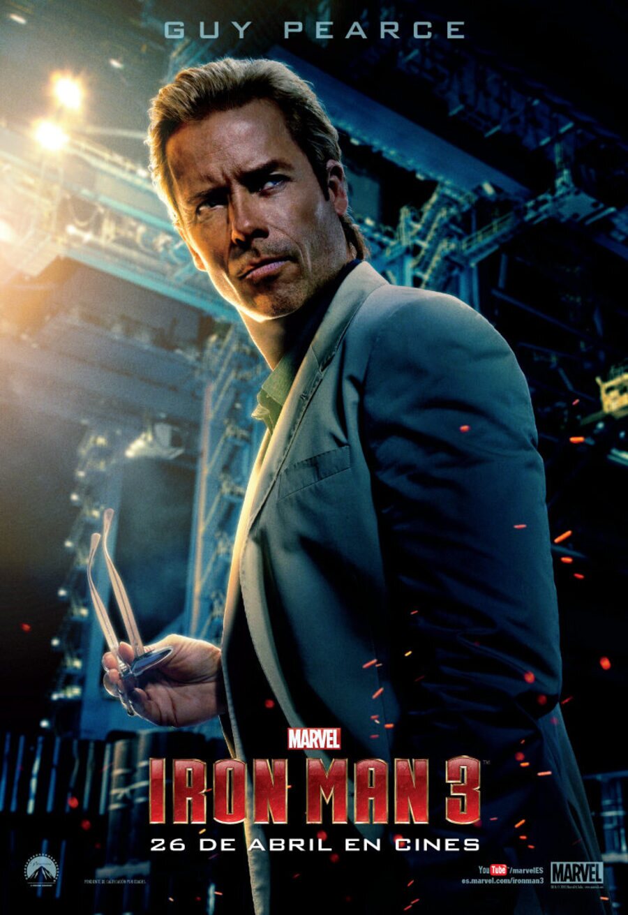 Cartel de Iron Man 3 - Guy Pearce