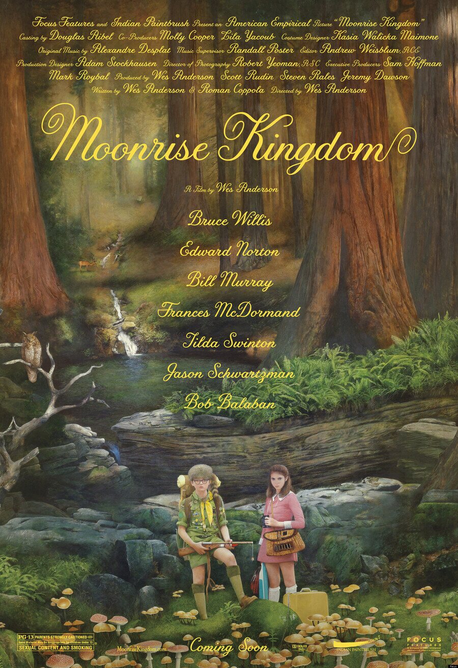 Cartel de Moonrise Kingdom - EEUU