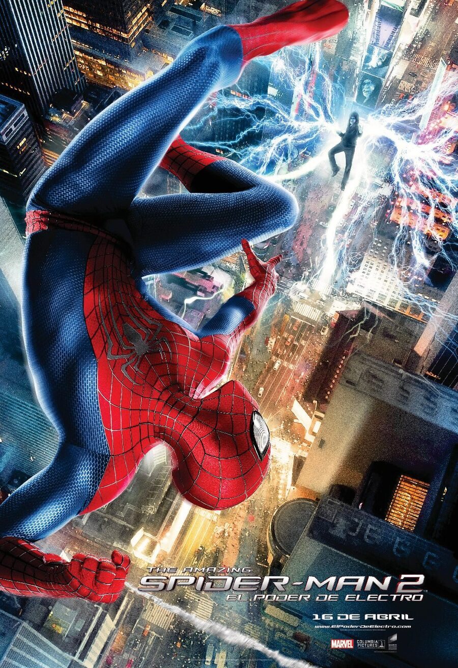 Cartel de El sorprendente Hombre Araña 2: La amenaza de Electro - España 4