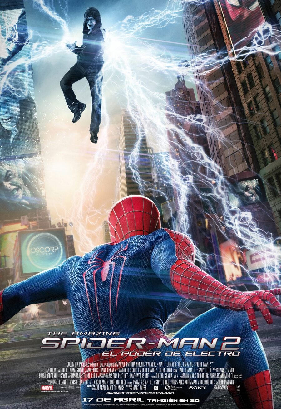 Cartel de El sorprendente Hombre Araña 2: La amenaza de Electro - España 3