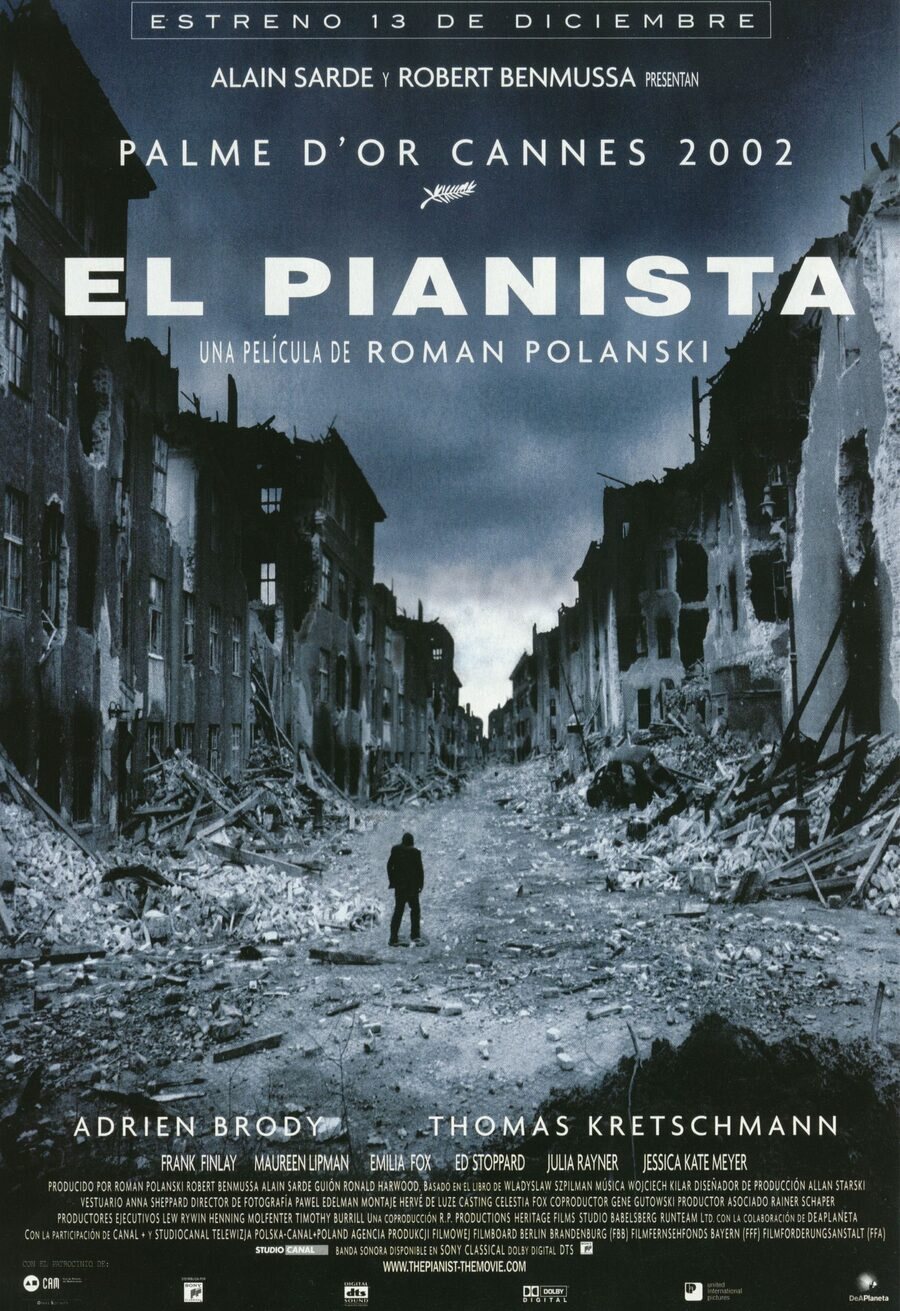 Cartel de El pianista - España