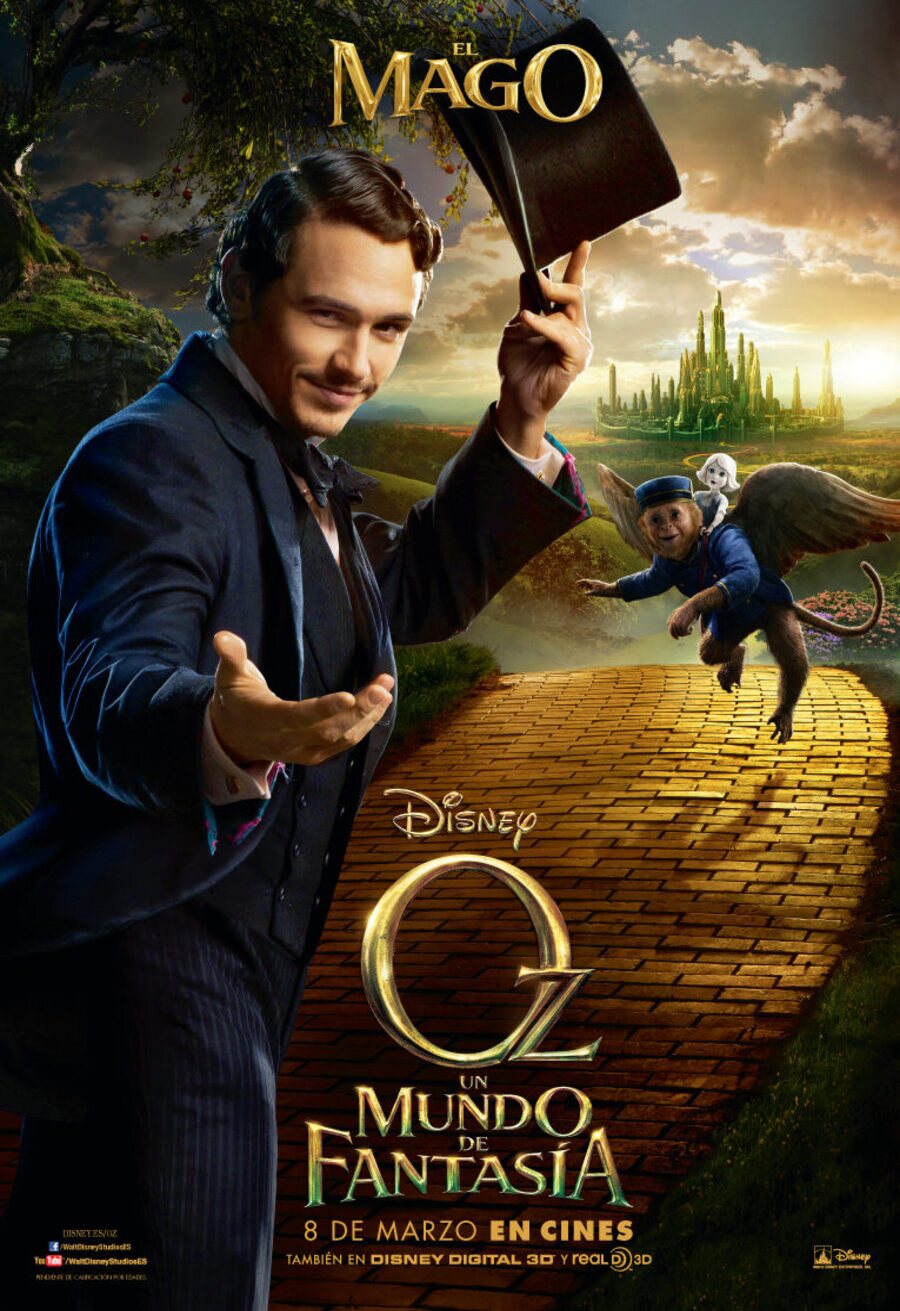 Cartel de Oz, un mundo de fantasía - James Franco