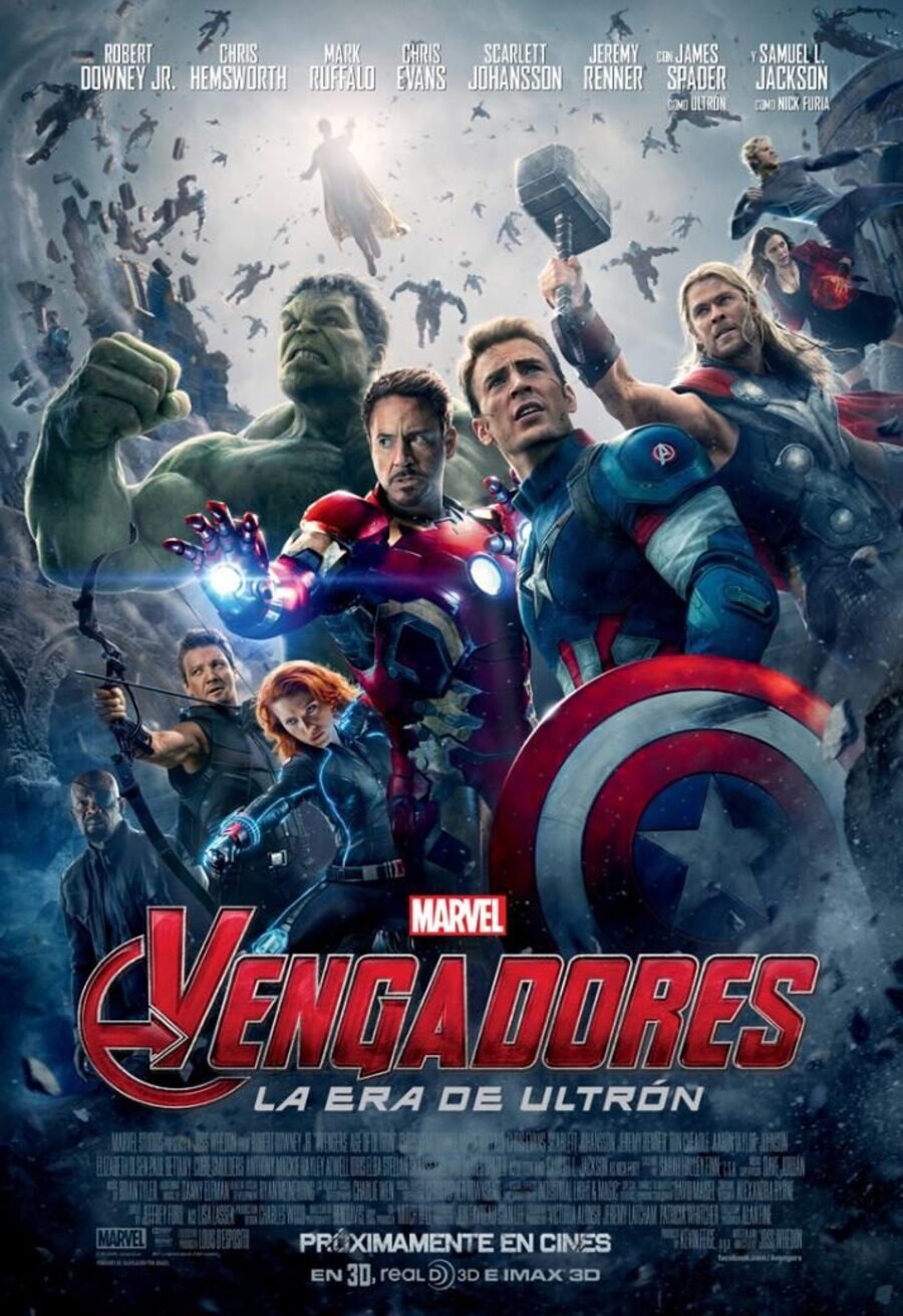 Cartel de Avengers: Era de Ultrón - España