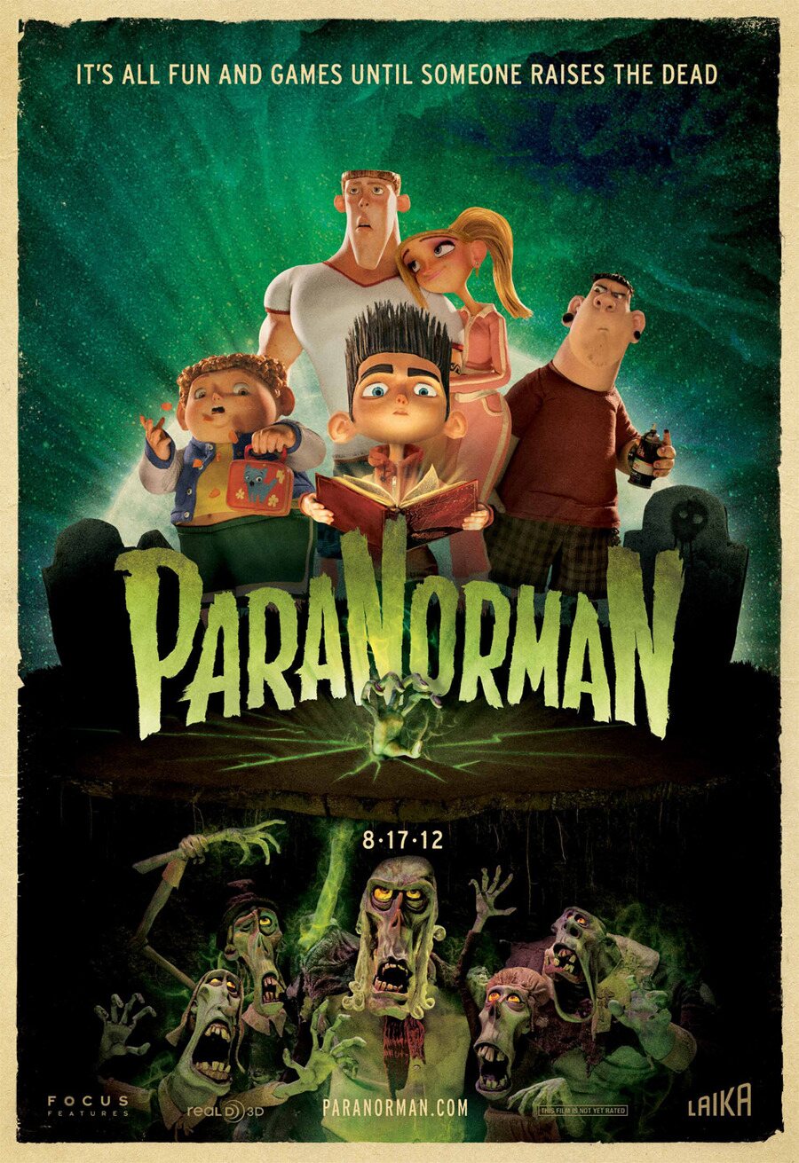 Cartel de ParaNorman: Una historia de fantasmas, brujas y una maldición - EEUU