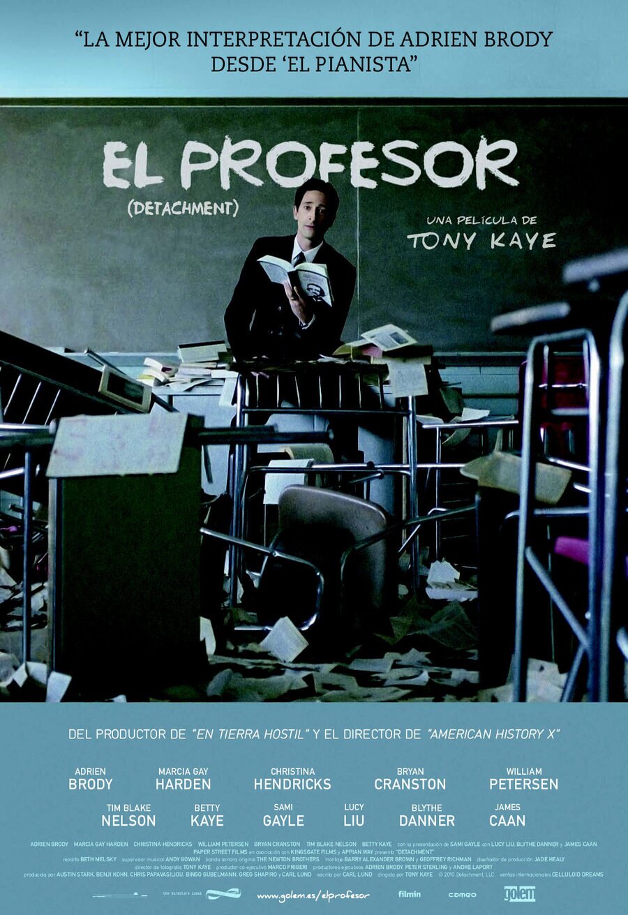 Cartel de El Profesor (Detachment) - España