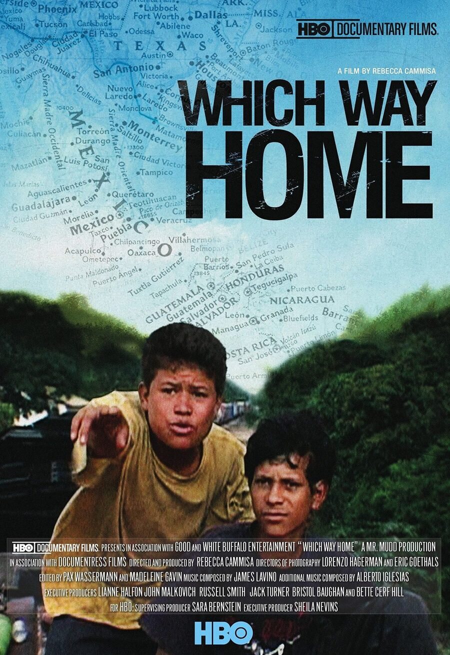 Cartel de Which Way Home - EEUU