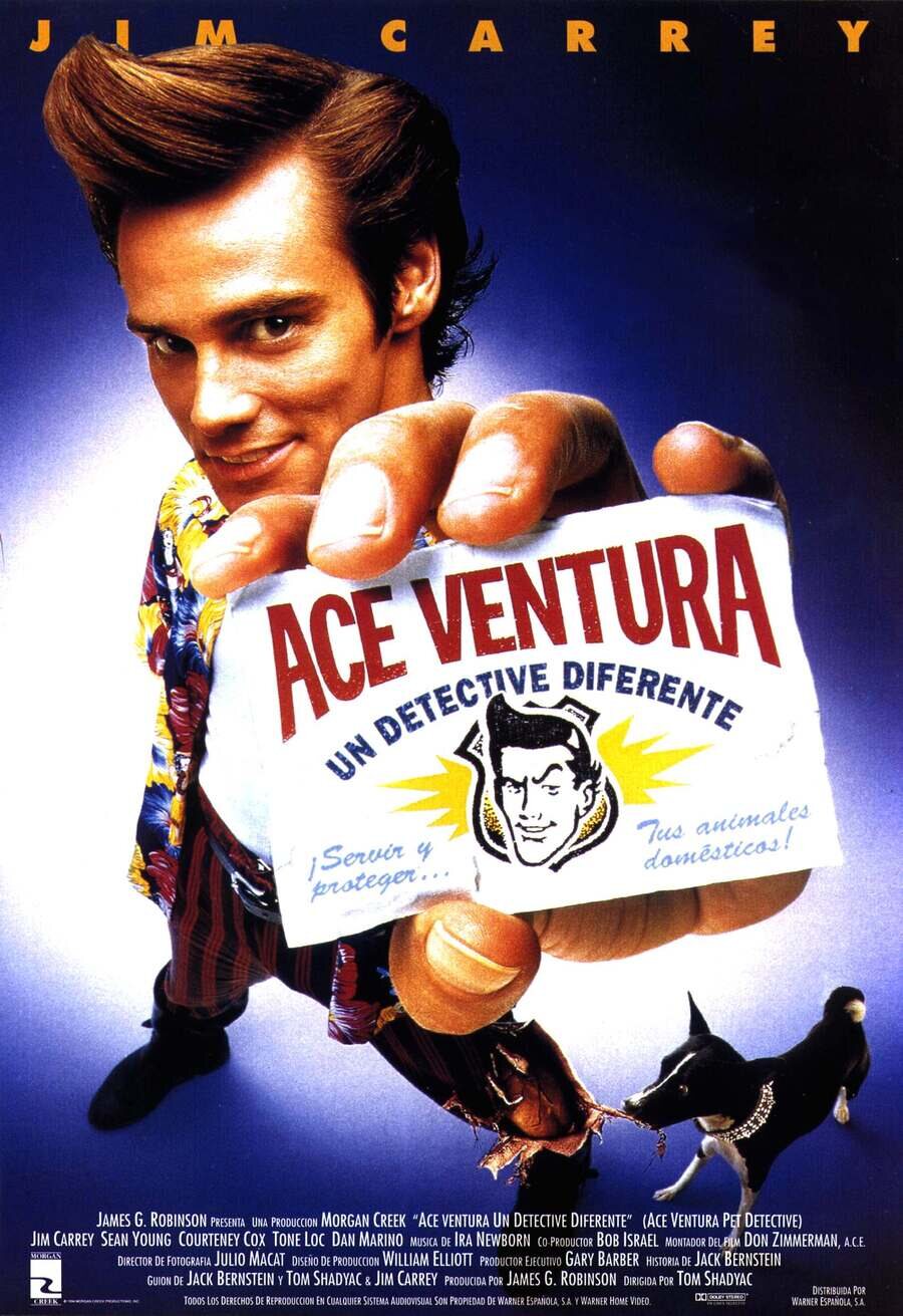 Cartel de Ace Ventura, un detective diferente - España