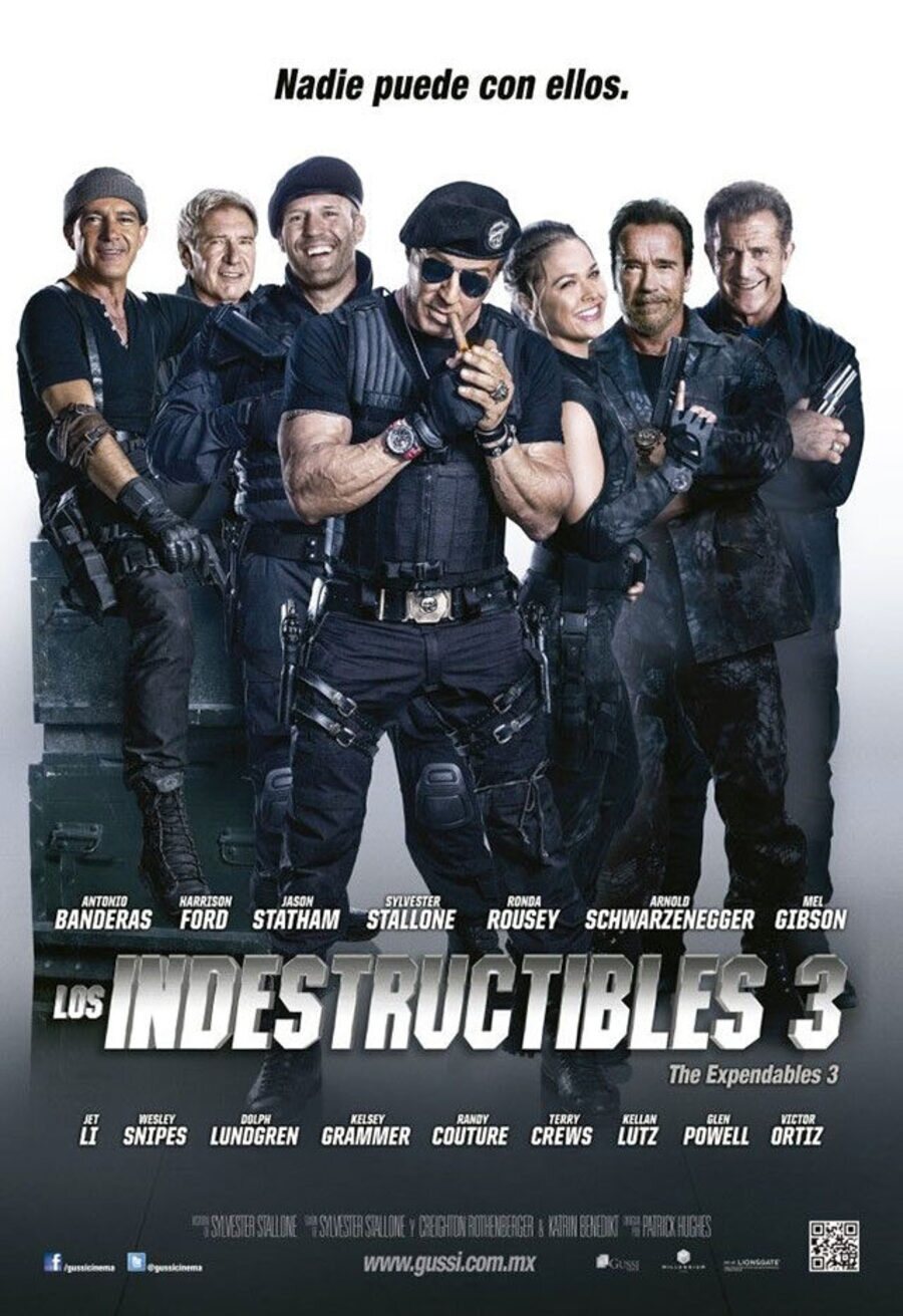 Cartel de Los indestructibles 3 - México