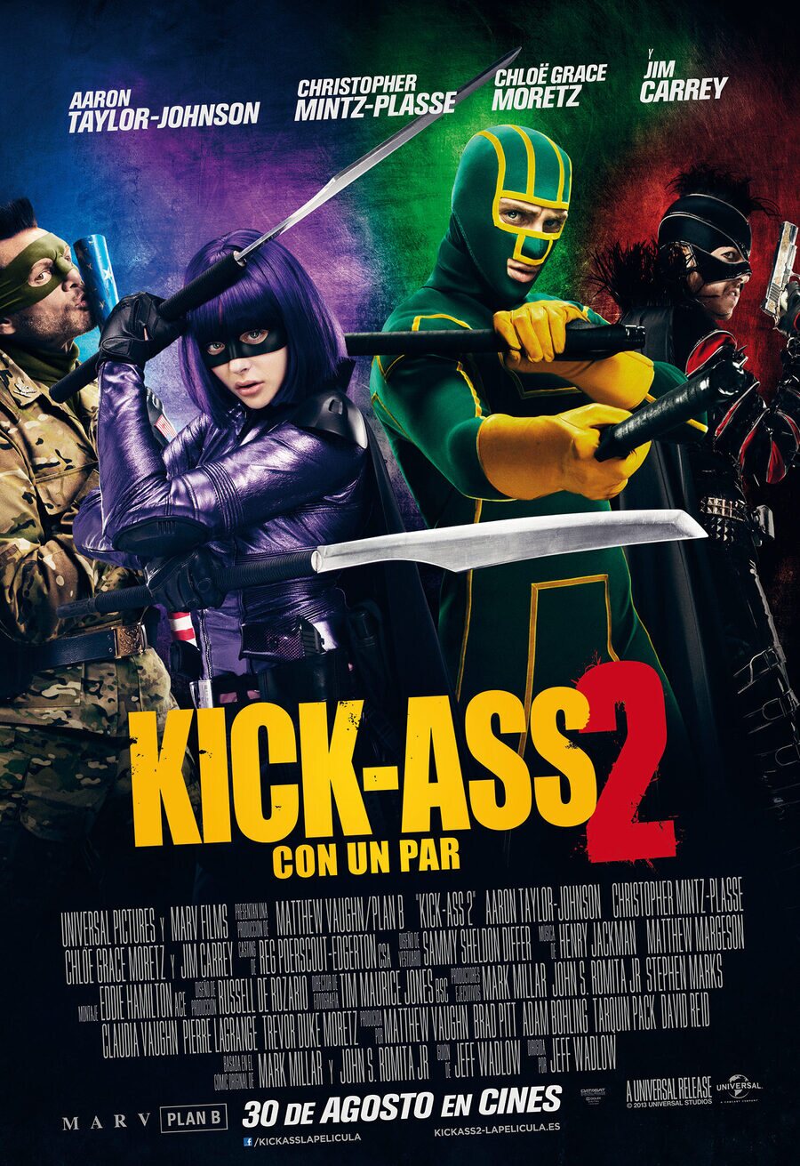 Cartel de Kick-Ass 2: Con un par - España