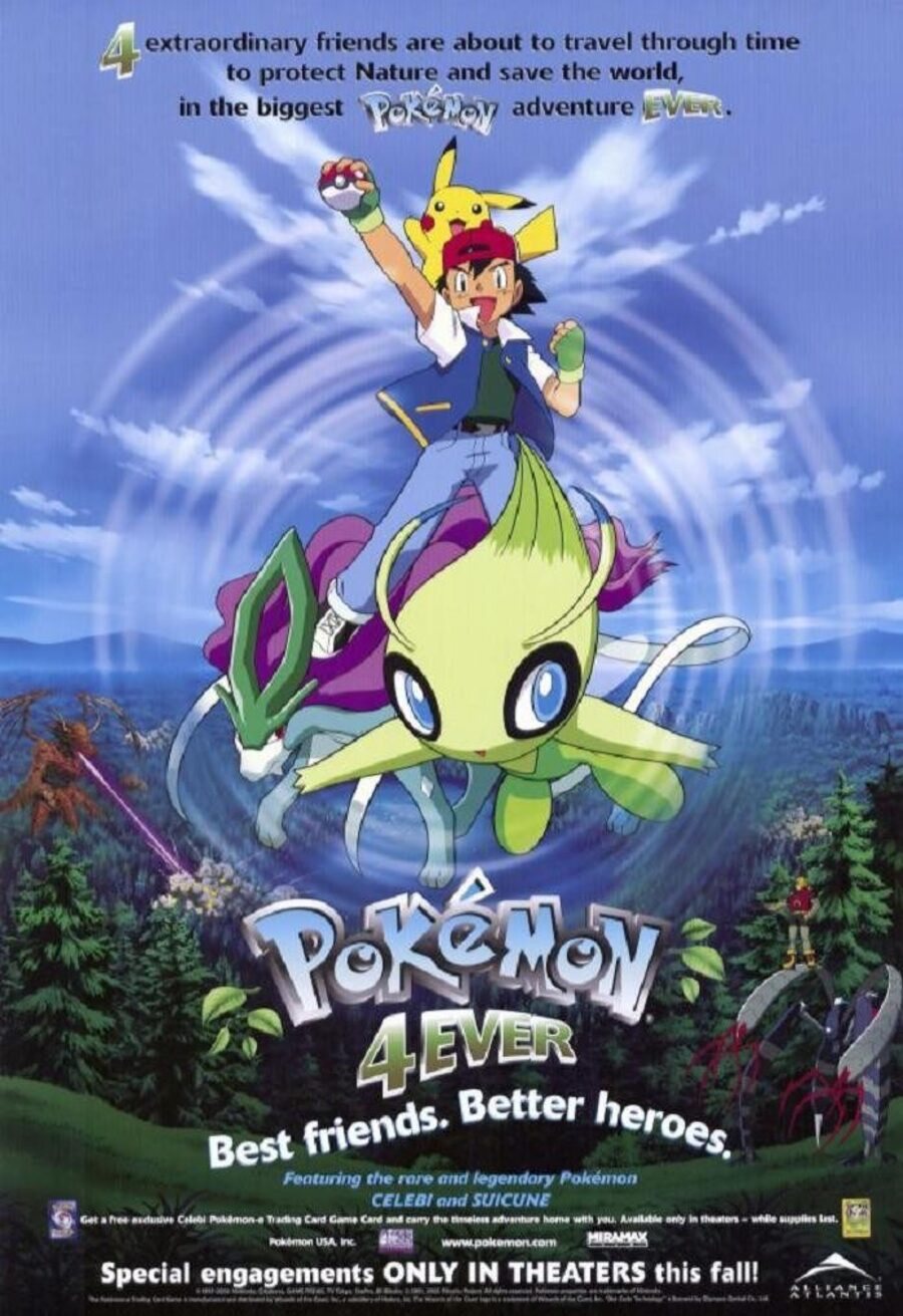 Cartel de Pokémon x siempre: Celebi, la voz del bosque - Estados Unidos