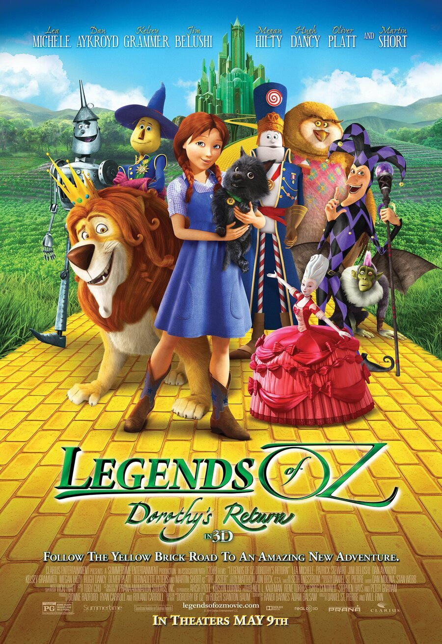 Cartel de Leyendas de Oz: El regreso de Dorothy - Estados Unidos