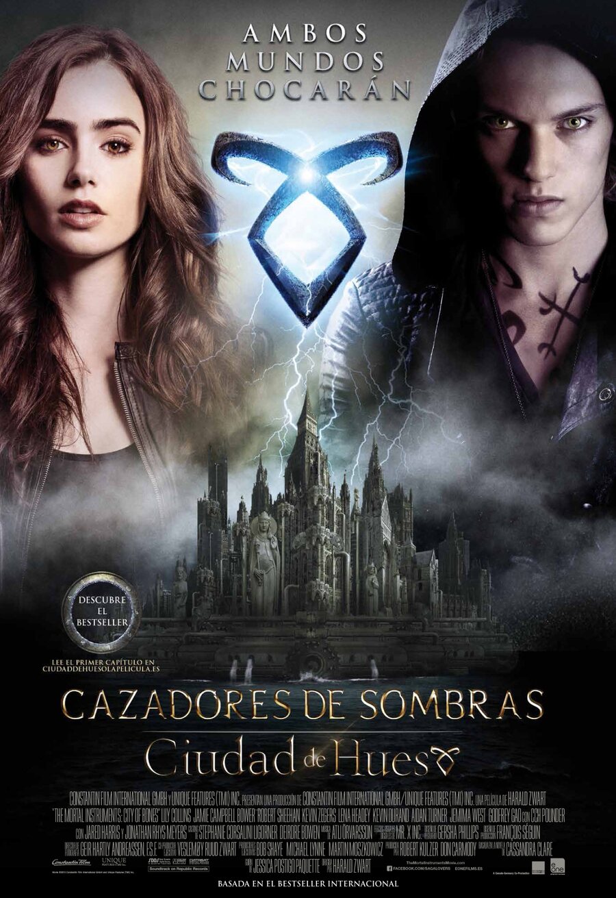 Cartel de Cazadores de Sombras: Ciudad de Hueso - España