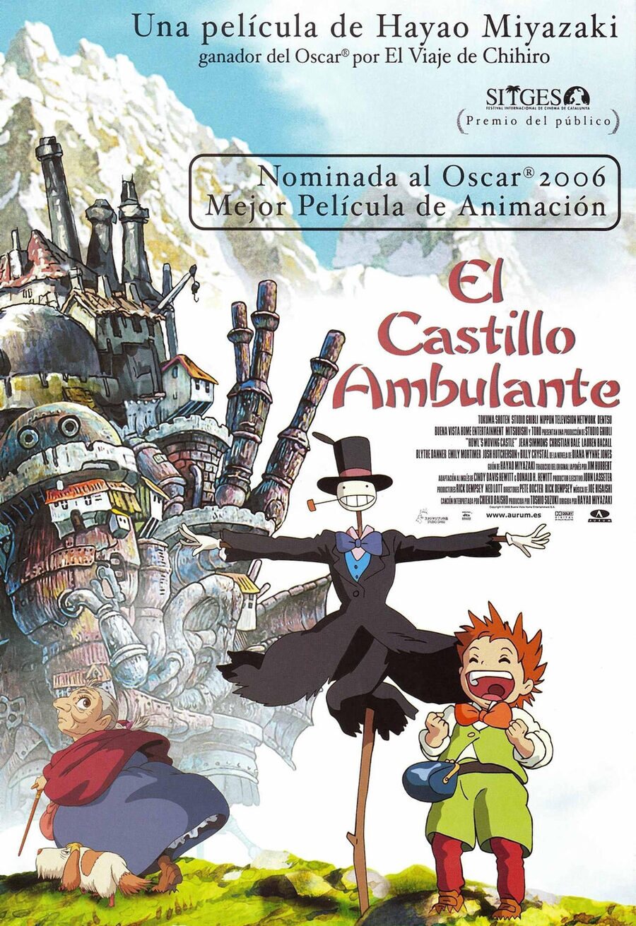 Cartel de El increíble castillo vagabundo - España