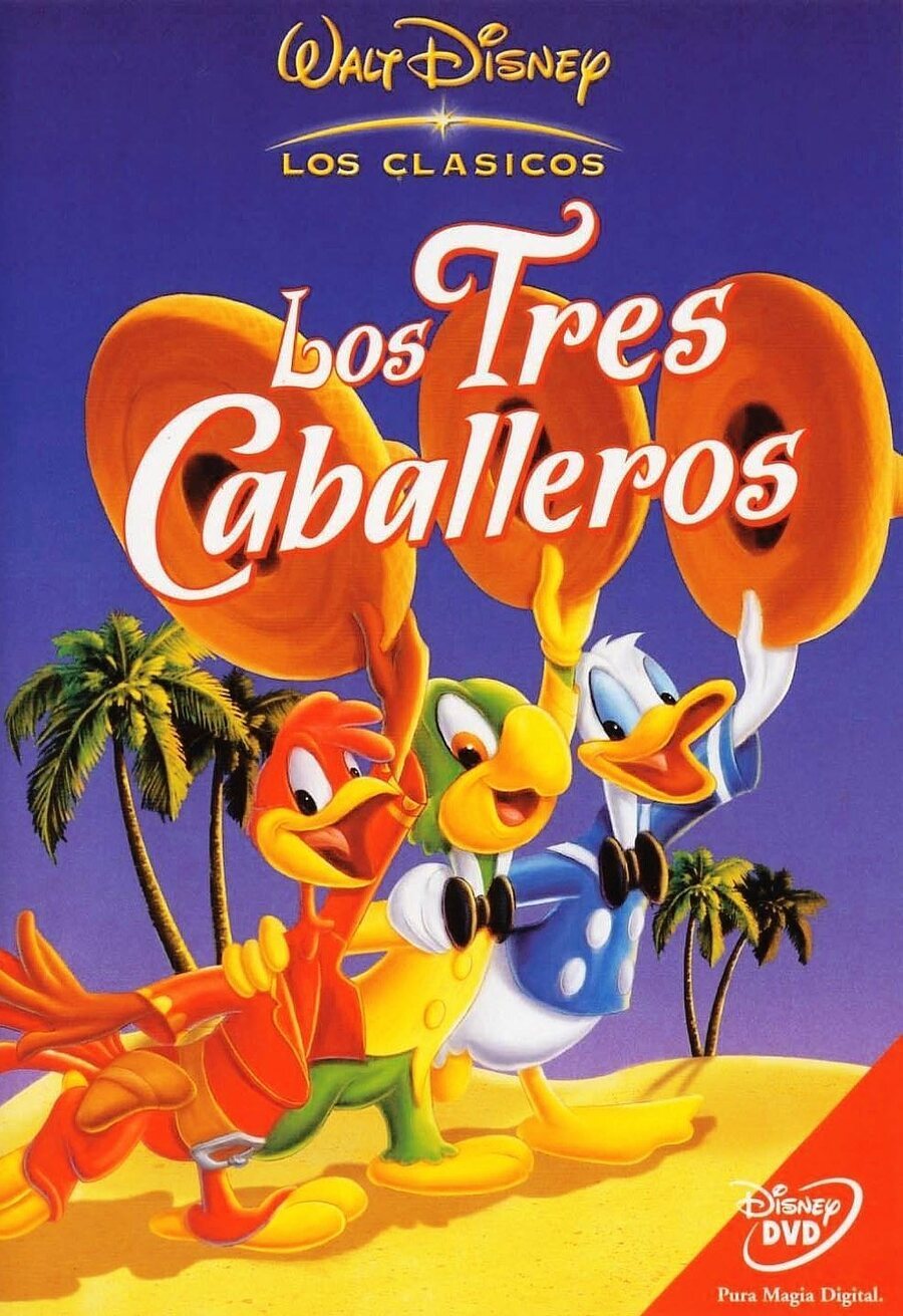 Cartel de Los tres caballeros - España #2