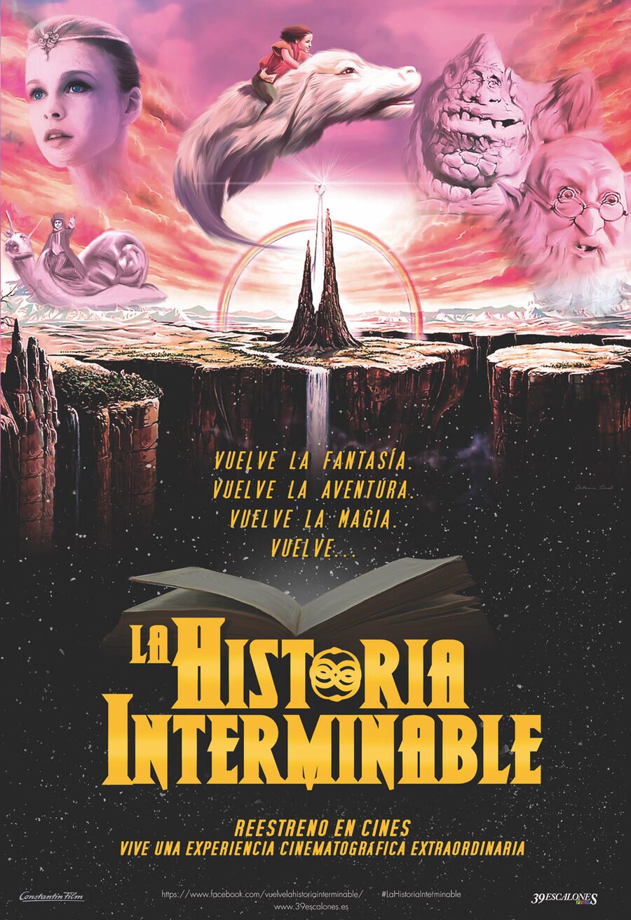 Cartel de La historia sin fin - España reestreno