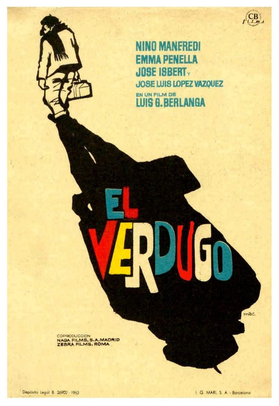 Cartel de El verdugo - España