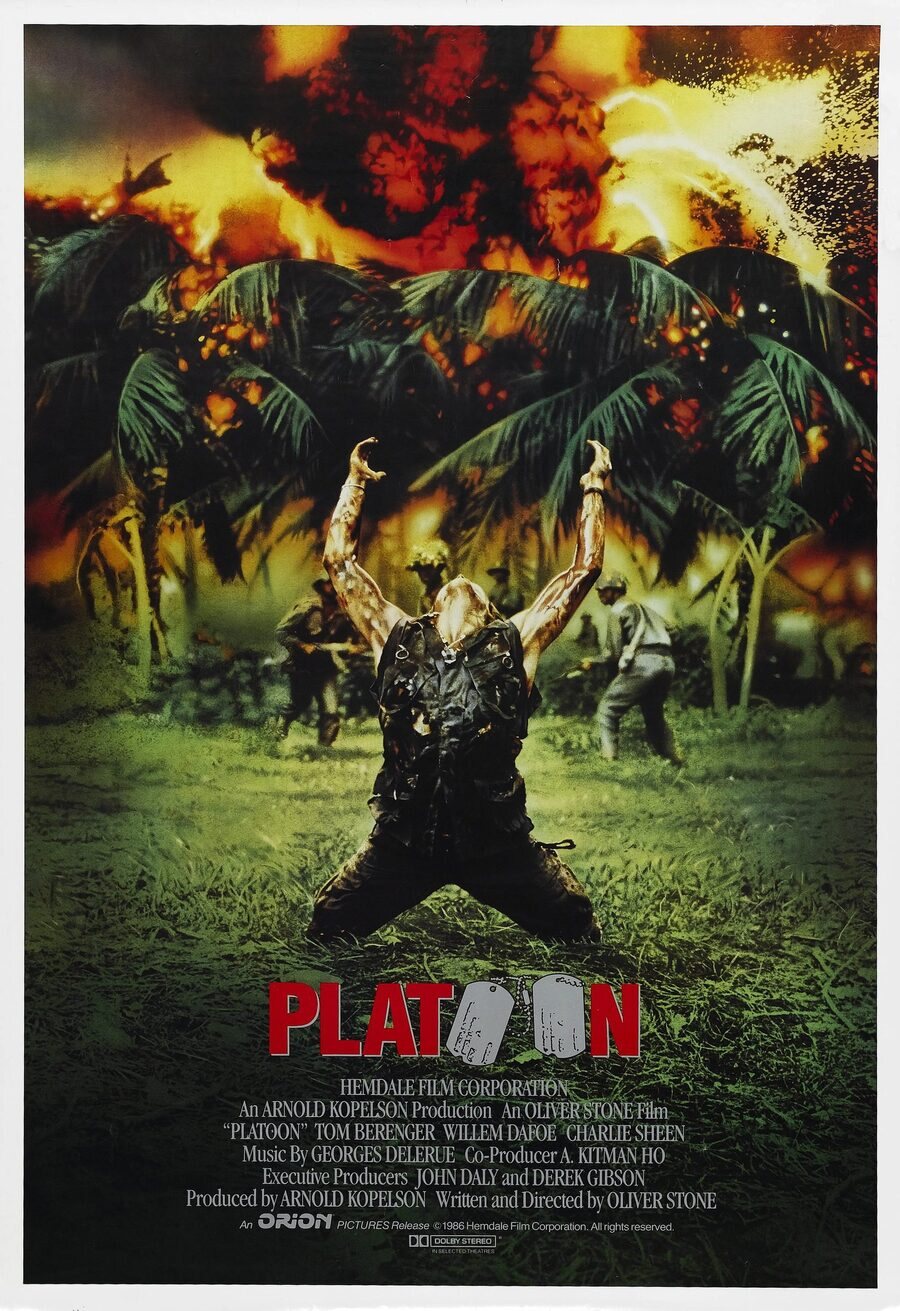 Cartel de Platoon - EEUU