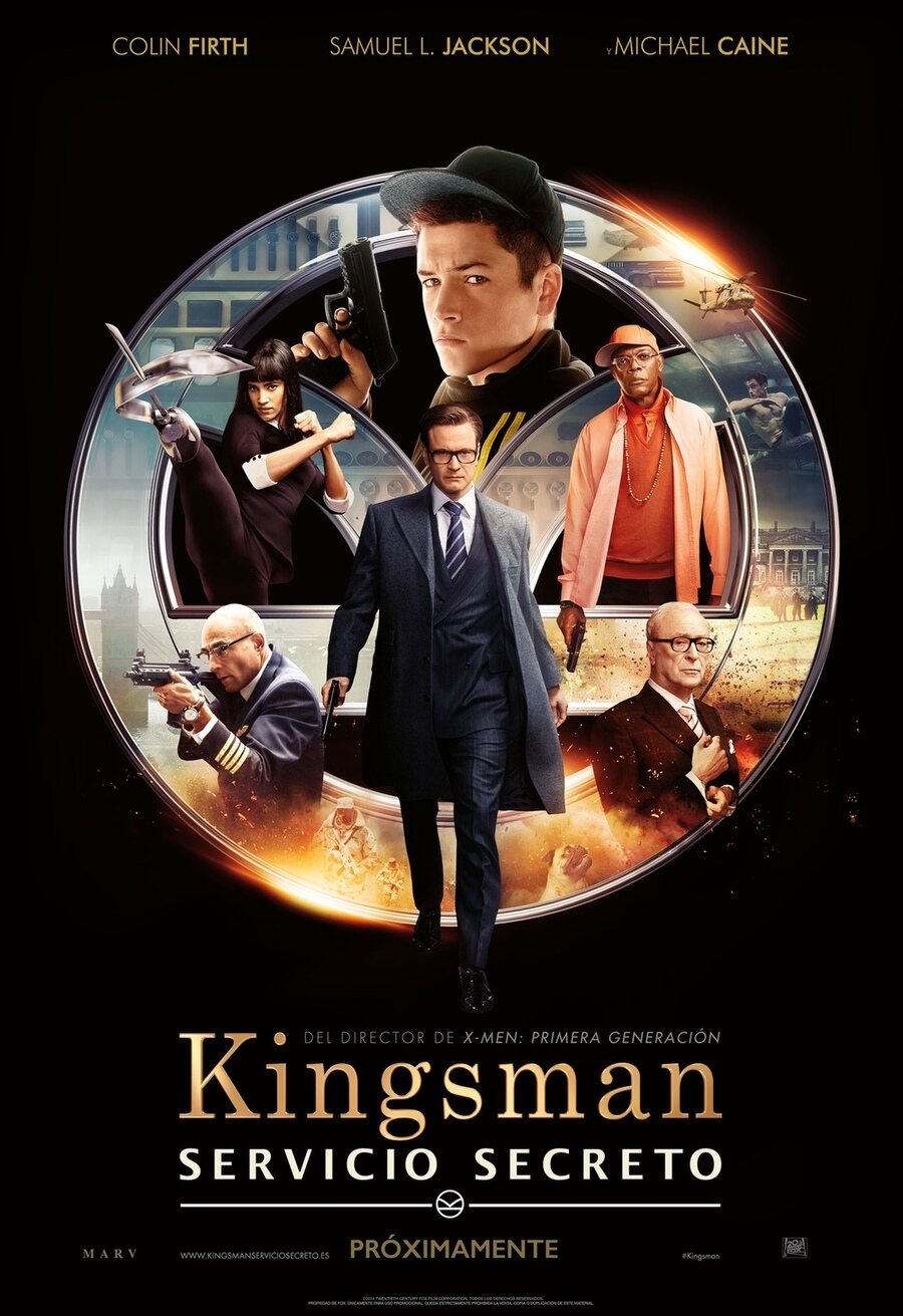 Cartel de Kingsman: El Servicio Secreto - España