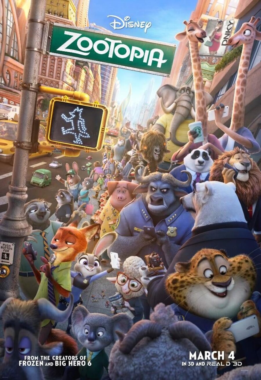 Cartel de Zootopia - EEUU