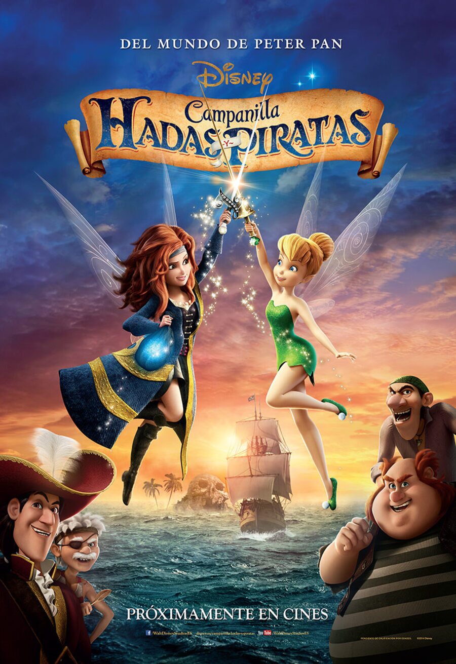 Cartel de Tinker Bell, hadas y piratas - España