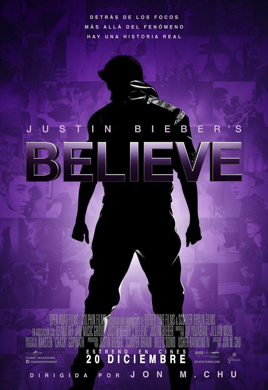 Cartel de Justin Bieber's Believe - España